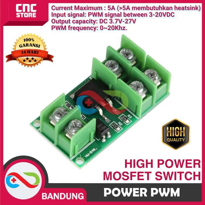 HIGH POWER MOSFET SWITCH RELAY MODULE PWM CONTROL ISOLATED OPTOCOUPLER .