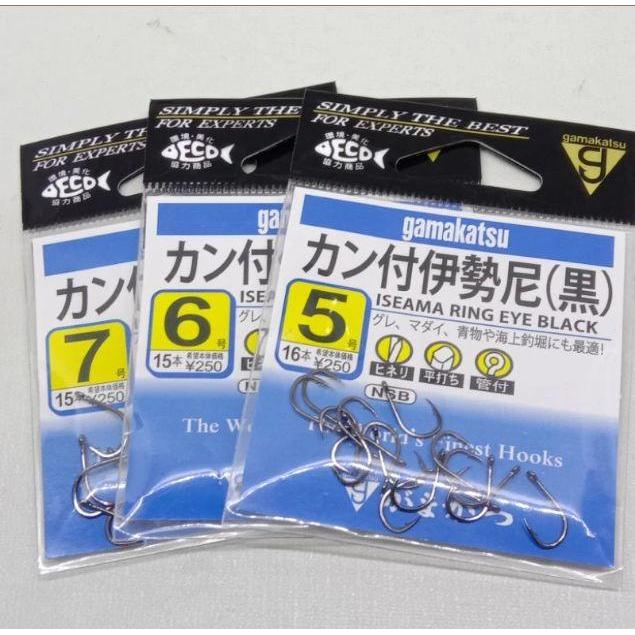 Kail Pancing Gamakatsu Iseama Ring Eye Pilih Ukuran