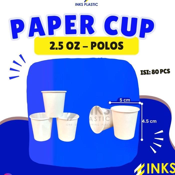 PAPER CUP 2,5 OZ GELAS KERTAS 2.5 OZ PAPER CUP MINI GELAS TESTER
