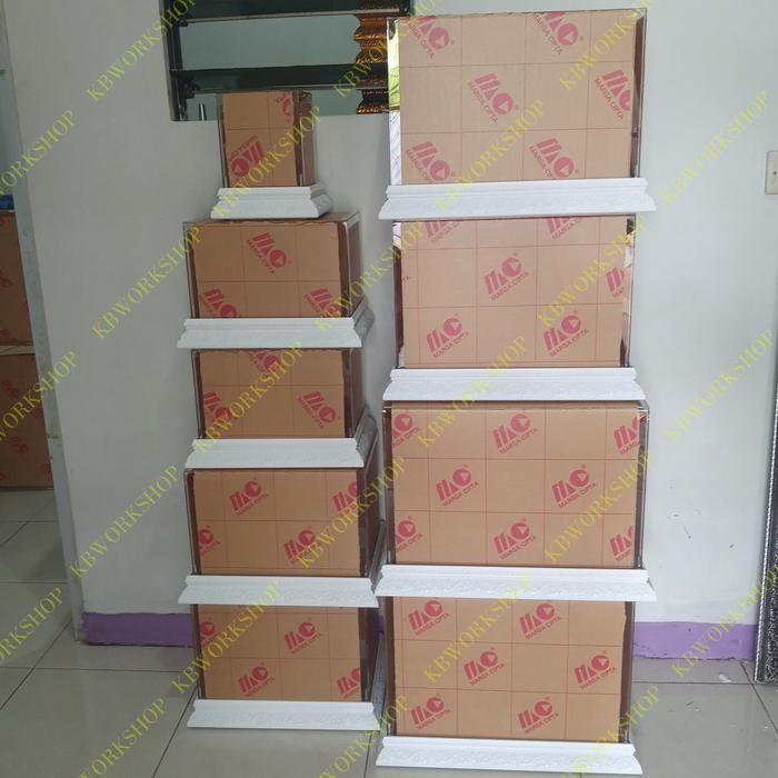 Kotak Hantaran Akrilik dgn kotak mahar paket murah isi 9