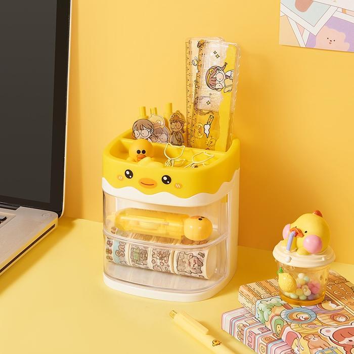 TERLARIS Laci Susun Unik/ Drawer Storage/ Tempat Penyimpanan ATK Multifungsi Rak Laci Meja 2 Susun