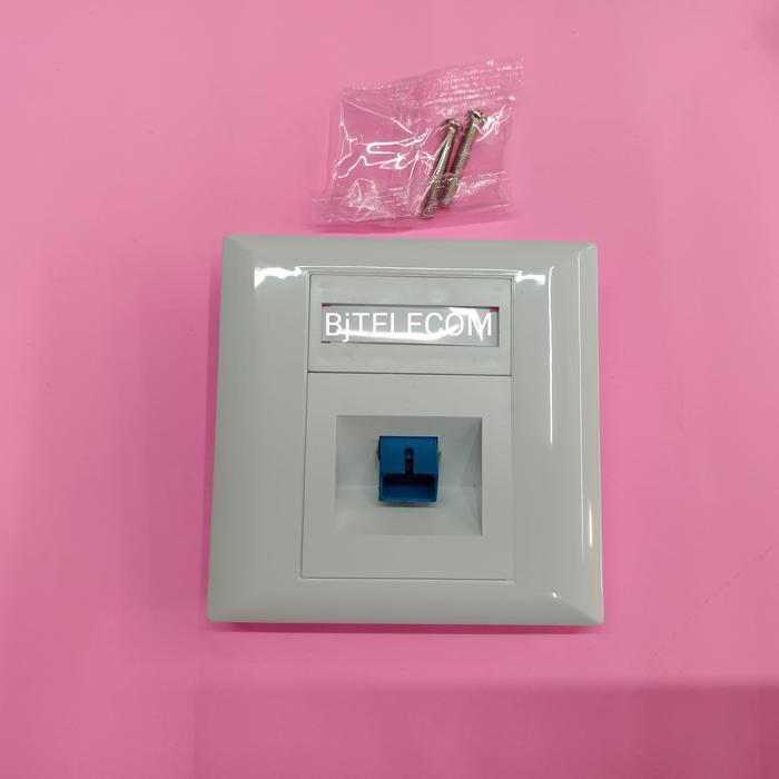 faceplate FO SC 1core/frame FO 1 core SC/ roset tanam 1 core SC upc