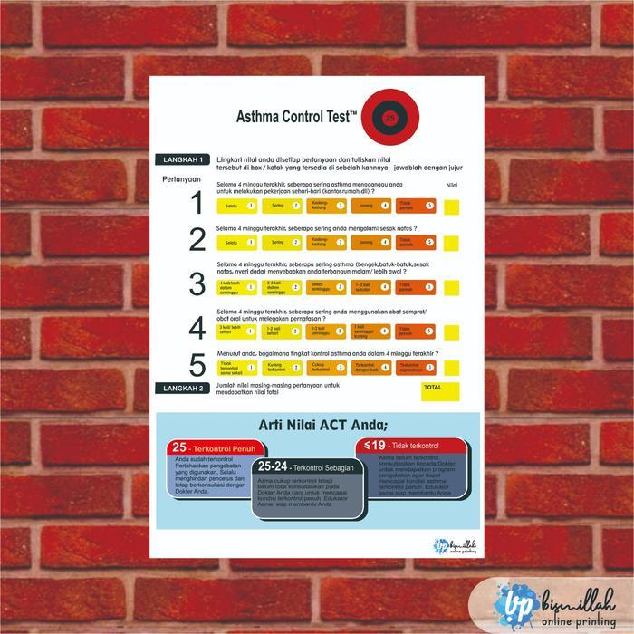 Poster Kesehatan Asma Control Test