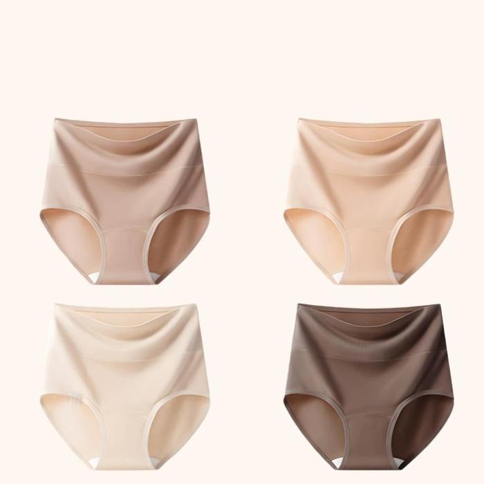 Celana Dalam Wanita Briefs Seamless High Waist Cd Cewe Bahan Katun Tinggi Sepinggang Seamless Cotton