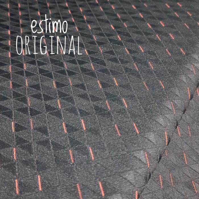 KAIN JOK MOBIL BRIO RS ORIGINAL 2017 - 2019 HITAM ORANGE PROMO