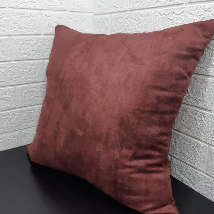 SARUNG BANTAL SOFA SUEDE, SARUNG BANTAL KURSI SOFA 60 X 60, 70 X 70
