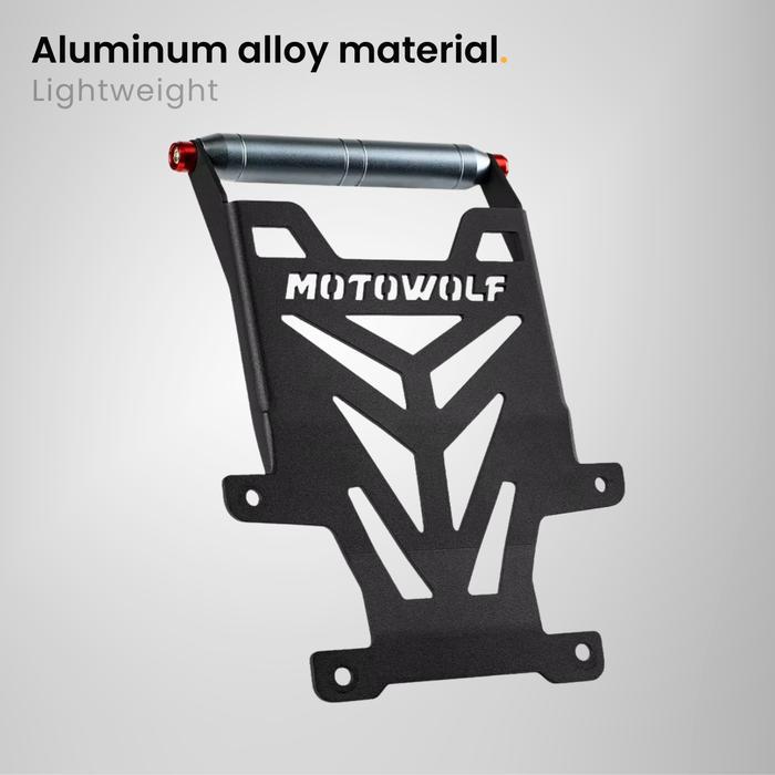 Motowolf Dudukan Phone Holder Motor Xmax HB1 Breket GPS Navigasi Original