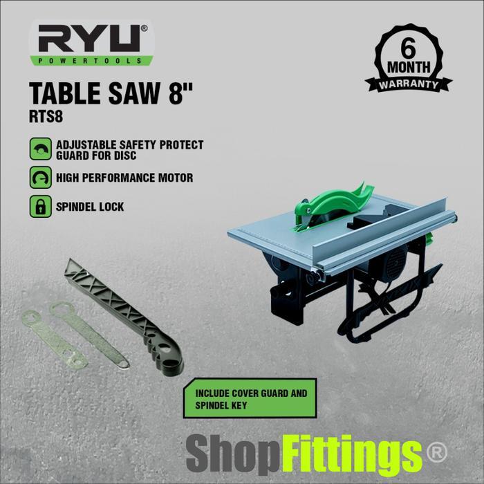 RYU RTS 8 Mesin Potong Meja 8" Table Saw 8" RTS8 By TEKIRO