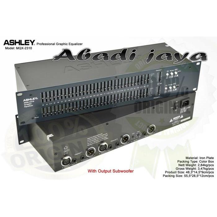 equaliser ashley mqx 2310 mqx2310 original