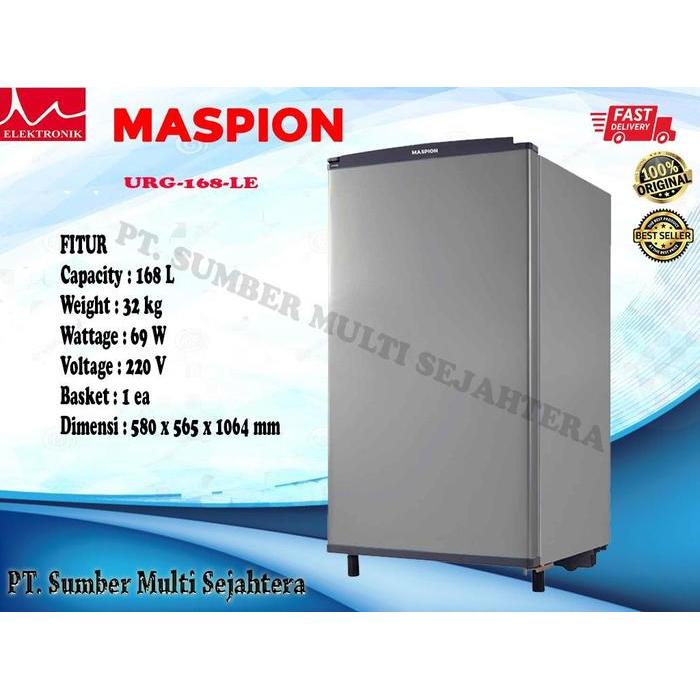 Maspion Kulkas 1 Pintu URG 168-LE PROMO MURAH GARANSI RESMI