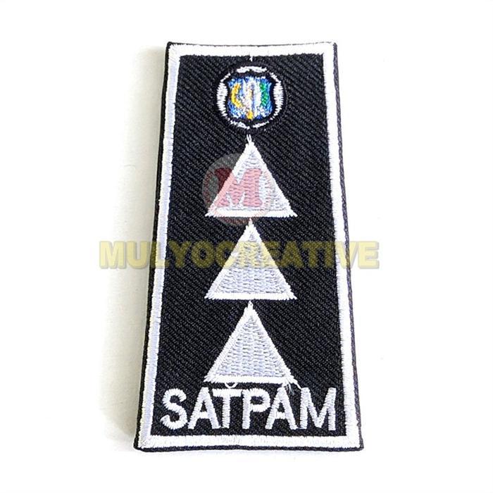 PANGKAT SATPAM PDH PUTIH BORDIR TEBAL BERKUALITAS