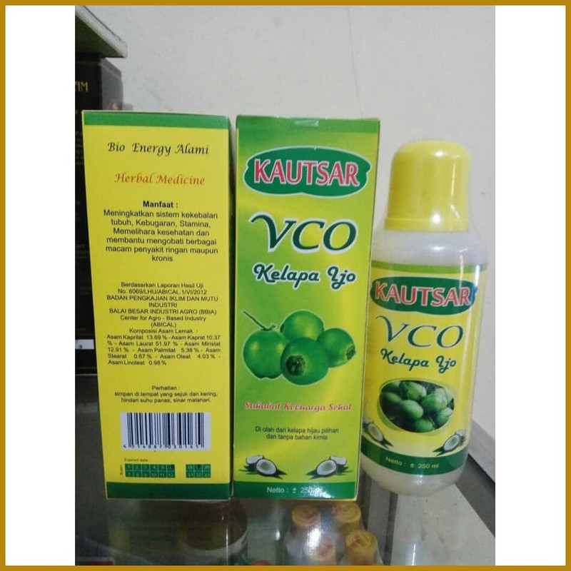 VCO virgin coconut oil - Minyak Kelapa Ijo Kautsar 250ml