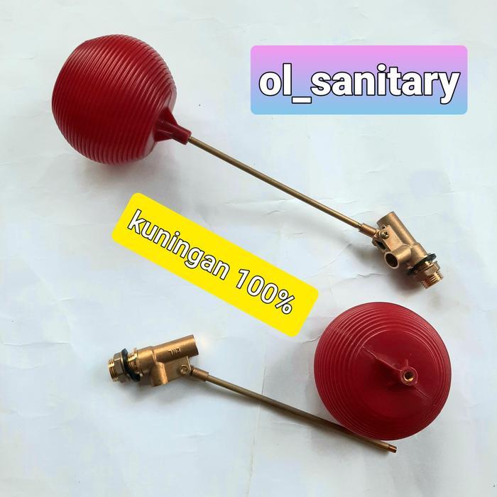 PELAMPUNG BOLA KUNINGAN PELAMPUNG AIR TOREN OTOMATIS PELAMPUNG TOREN