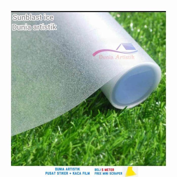 Sunblast ice // stiker kaca buram //sunblast ukuran 120