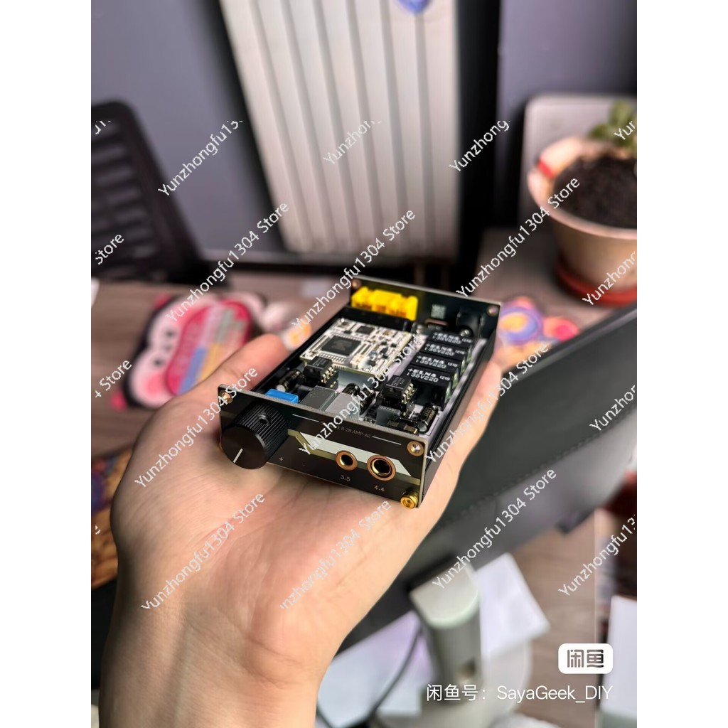 Baru Portable R2R decoding headphone amplifier front-end small tail Native 768Khz 24Bit NOS output