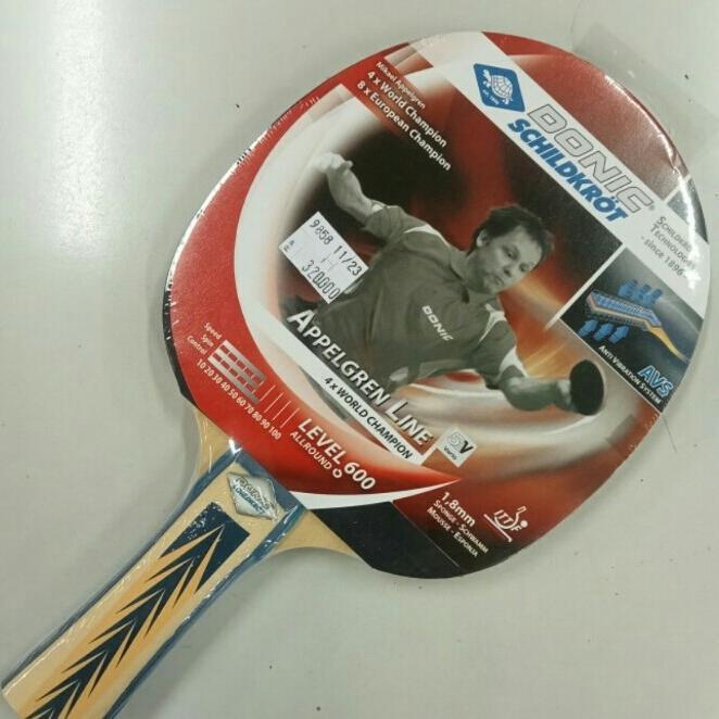 Bat bet pingpong tenis meja Donic schildkrot appelgreen level 600 ori