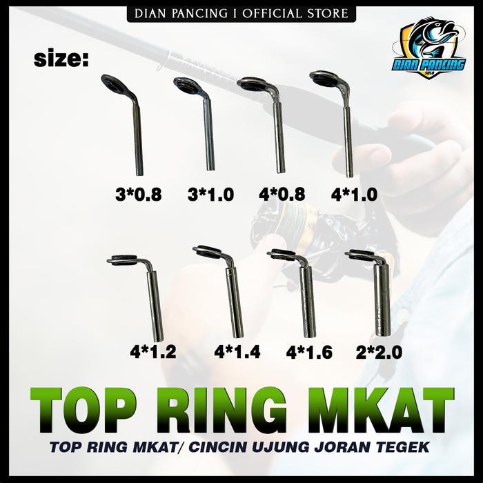 Top Ring MKAT Ujung Tegek Harga Murah Ukuran Kecil pancing