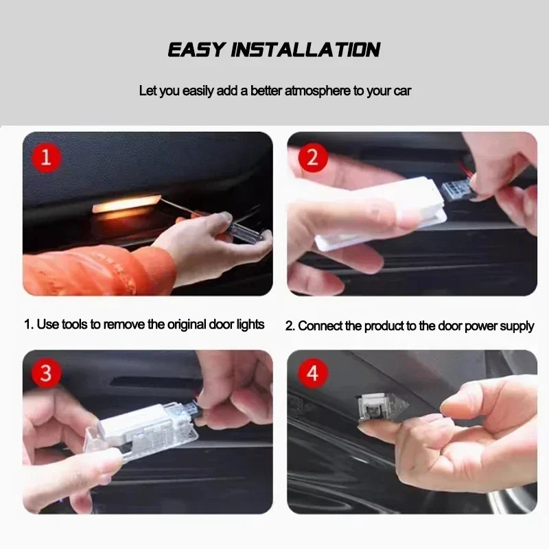 2/4P BMW Group Door LED Projector Welcome Lamp BMW 1 Series F40/3 Series G20 G21/8 Series G29Z4/M4