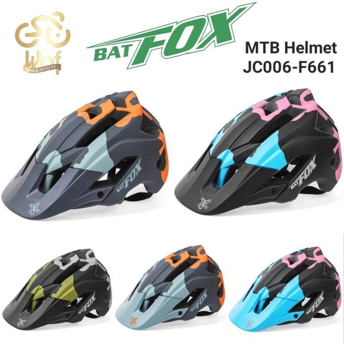 Batfox F661 Helm Sepeda Gunung Xc Am Enduro Mtb Downhill Helmet Bike