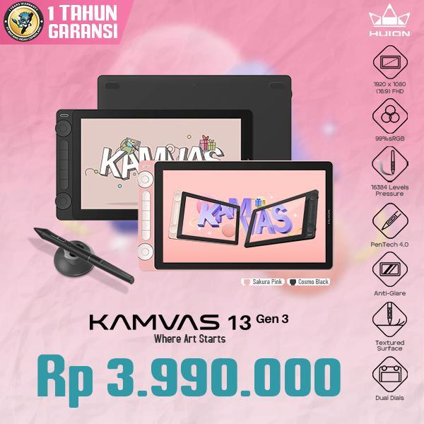 Huion Kamvas 13 Gen 3 Pen Display 13" FHD 12.12 HUION SHOPPING DAY