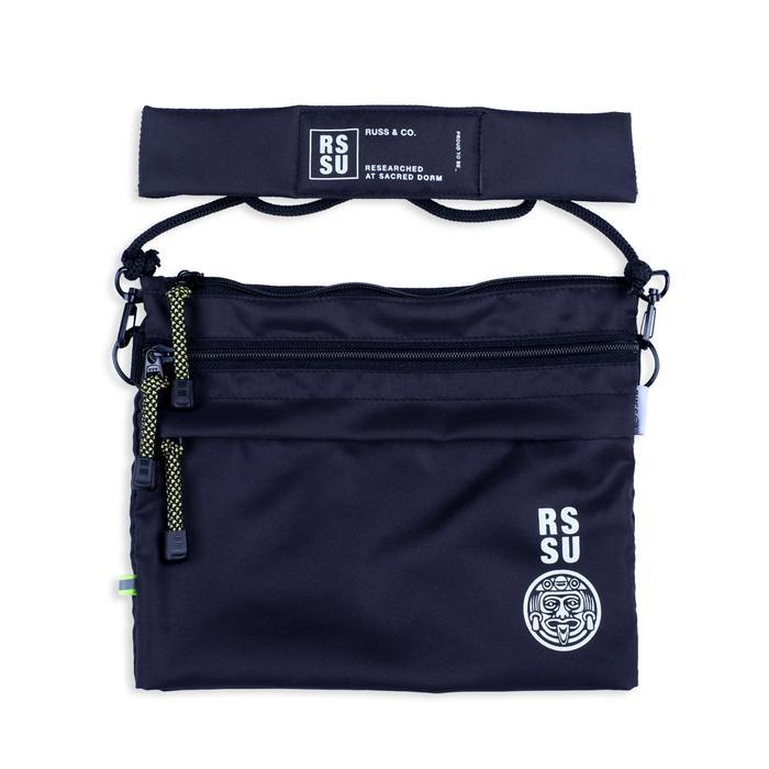 New Russ Bag Tas Slingbag Elmaya Black Selempang Pria