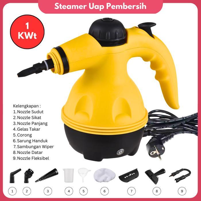 habibi Mesin Steamer Uap Pembersih Mobil Rumah Steamer Cleaner Uap Portable Multifungsi Mesin Steam