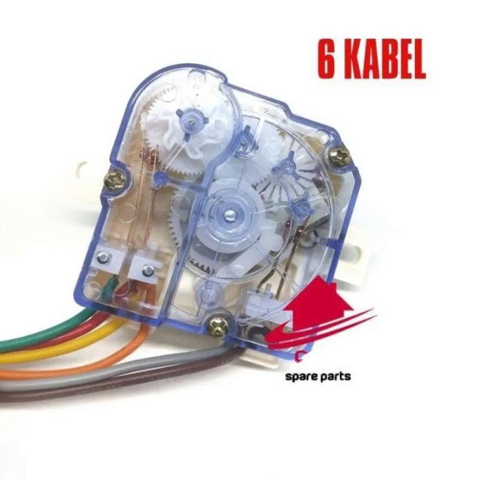 timer mesin cuci denpoo 6 kabel 7 kabel