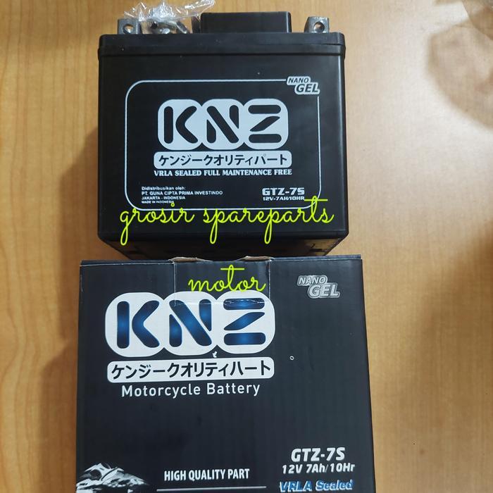 AKI ACCU KNZ GTZ7S KERING MOTOR N-MAX VARIO 125 150 NEW PCX 160