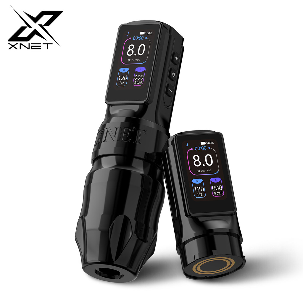 Xnet Titan Max Wireless Tattoo Machine Rotary Pen Coreless Motor 2400m Multi-Function Touchscreen