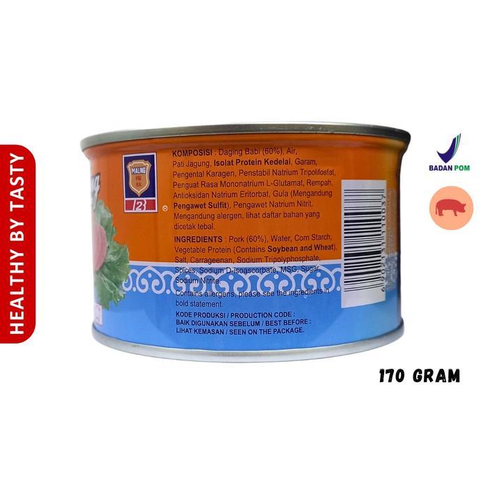 "New" Ma Ling Luncheon Pork TTS Canned Daging Babi Maling 170 Gram NON HALAL