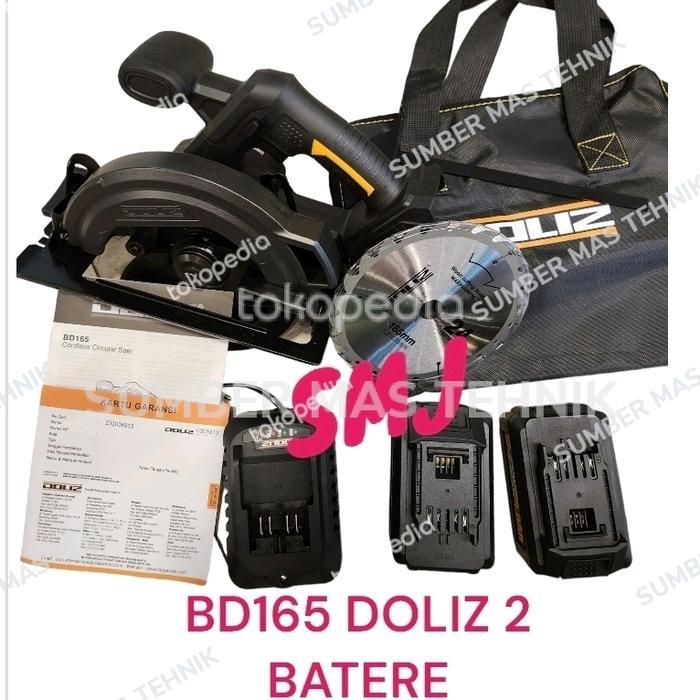 HOT SALE doliz bd165 cordless circular saw bd-165 doliz mesin potong kayu