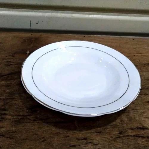 PIRING MAKAN SANGO 9'IN LIST EMAS isi 6 pcs