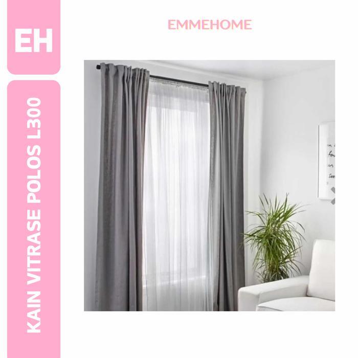 KAIN GORDEN VITRASE POLOS METERAN TRANSPARAN / INNER GORDEN