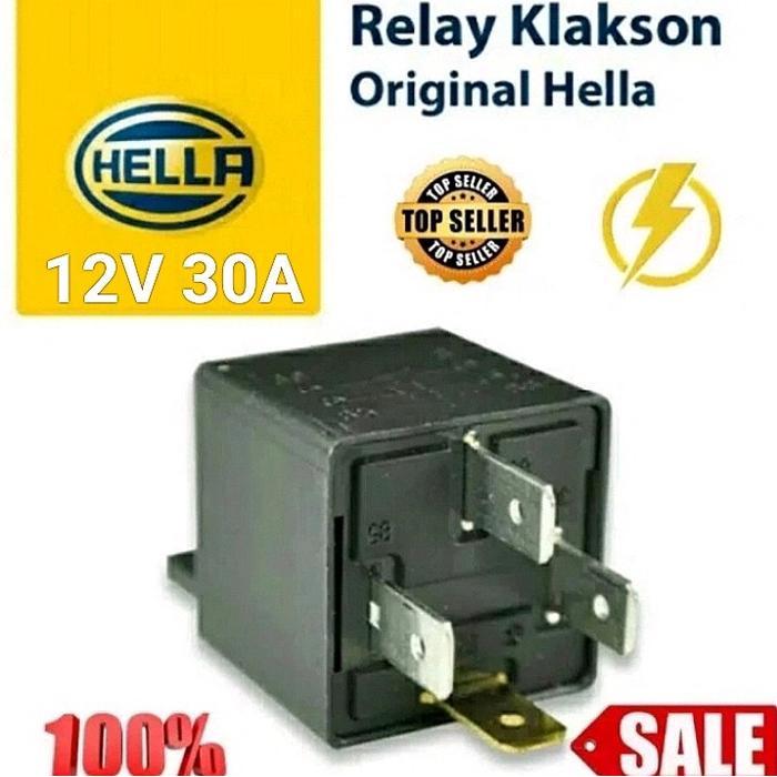 Relay Klakson 12V 30A Hella Relay Hella 12V 4Pin Relay 12V 4 Kaki Relay Klakson 12V 4 Kaki Relay