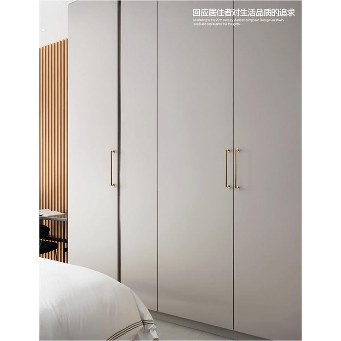 Handle lemari Warna Gold Handle Gold Tarikan Laci Minimalis Modern Gagang Pintu Lemari Model Baru