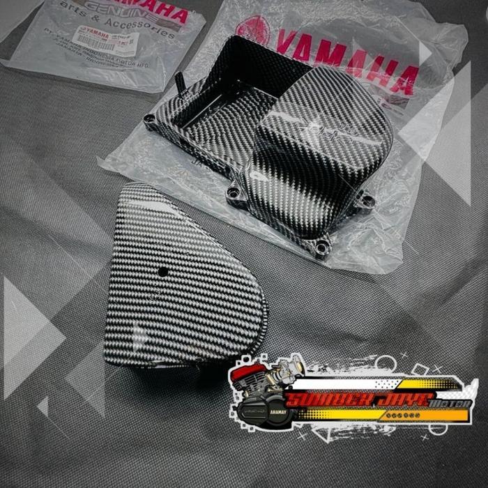 Box Bok Filter Rx King Carbon Bagian Tutup Bok Dan Tempat Aki Rx King Karbon Carbon Original