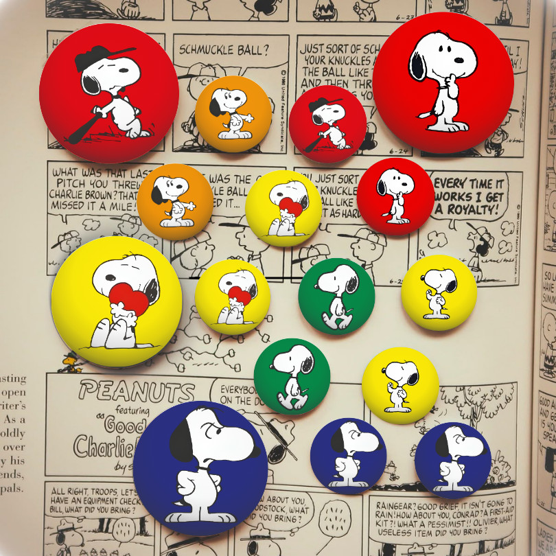 [DOMI WORLD] Pin Button Snoopy Peanuts Badges Vol. 7