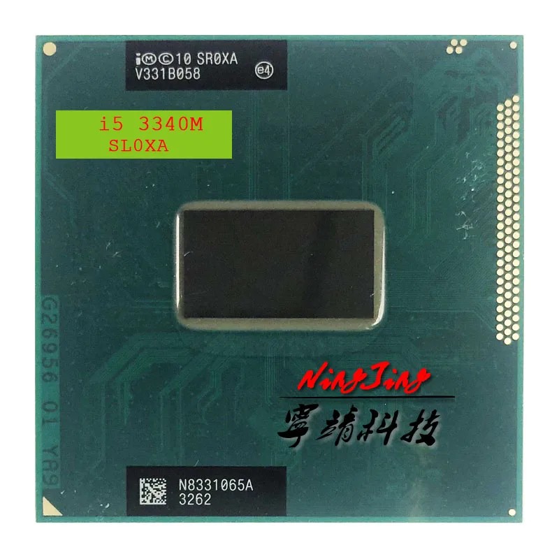 Intel Core i5-3340M i5 3340M SR0XA 2.7 GHz Used Dual-Core Quad-Thread CPU 3M 35W Socket G2 /