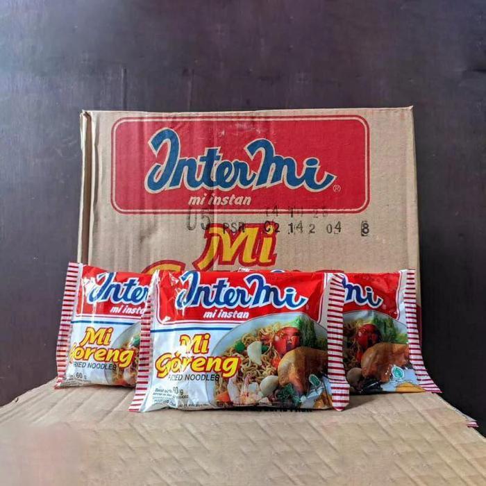 Sedia Isi 40pcs Intermi Goreng Mie 1 Dus Goreng Mie Instan 60gr Noodle Instant Mi Intermie Mi Goreng