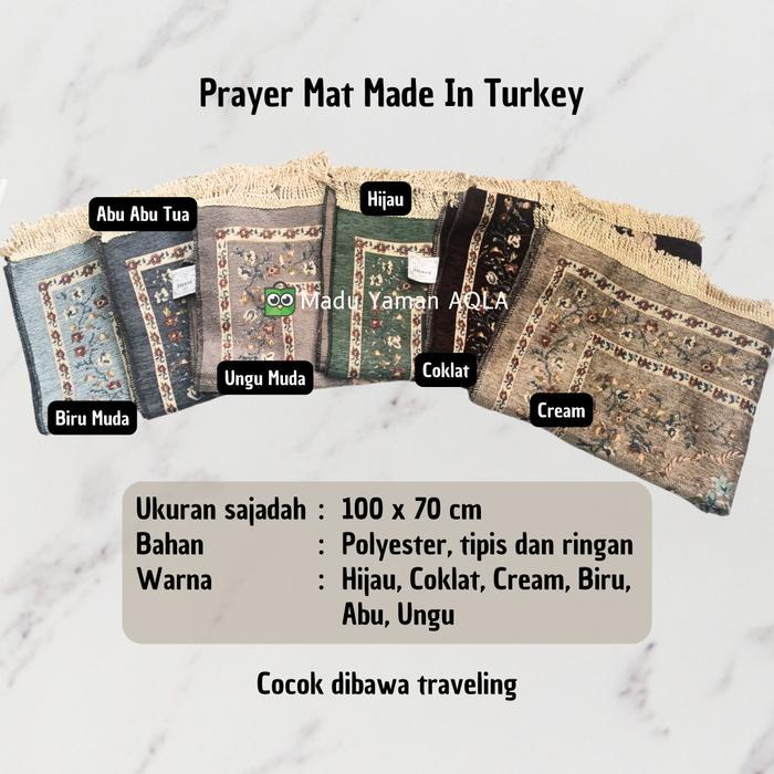 SAJADAH TURKI TIPIS SAJADAH TRAVEL SAJADAH TIPIS SAJADAH MURAH
