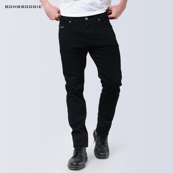 Bombboogie Celana Jeans Pria Slimfit L1 Series 43SL1B2BK