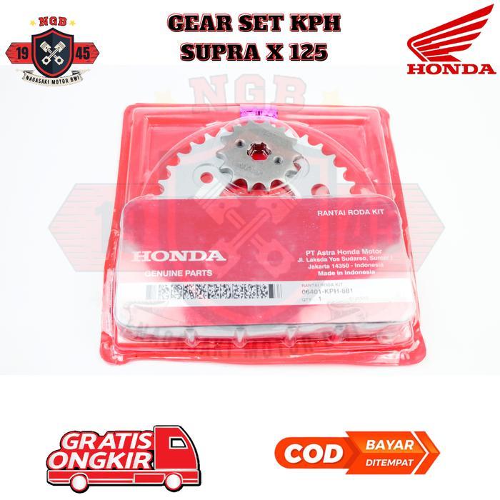 Gear Set Supra X 125 - Gir Set Supra X125 - Rantai Motor Supra X 125 - Gir Karisma Kph