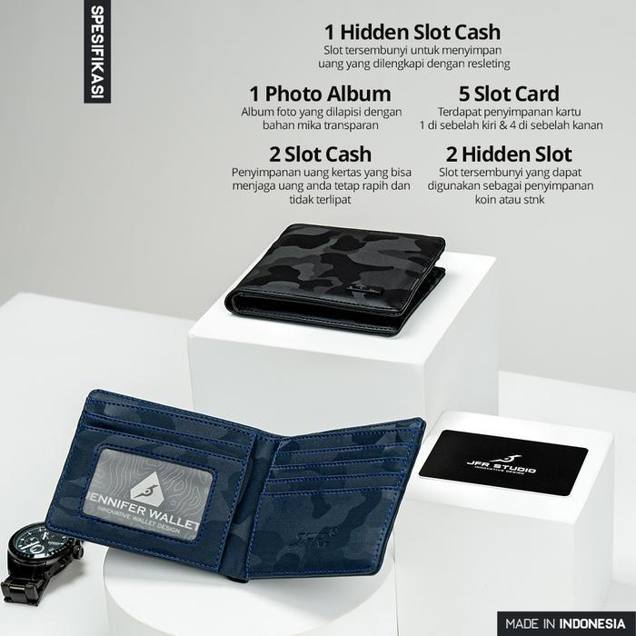 Eiger - Waves Wallet - Dompet Pria Bahan Kulit Premium J56
