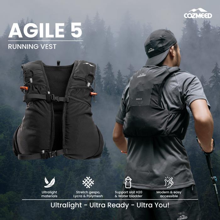 TERMURAH Vest Running Tas Running Hydropack Backpack Rompi Lari Ultralight Tas Sepeda Rompi Tas
