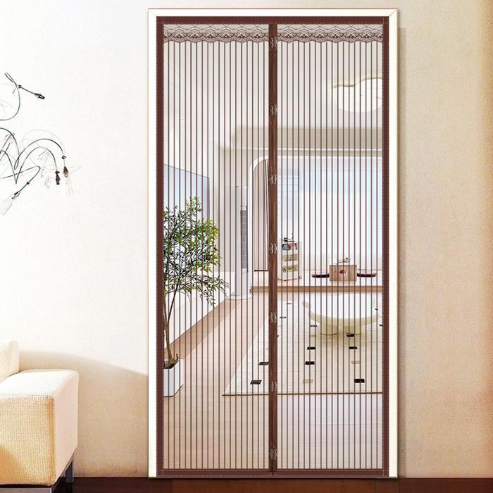 [Cod] Tirai Magnet Elegan Bahan Plastik Pvc Tirai Pintu Kamar Tirai Pintu Magnet Kawat Nyamuk Magic