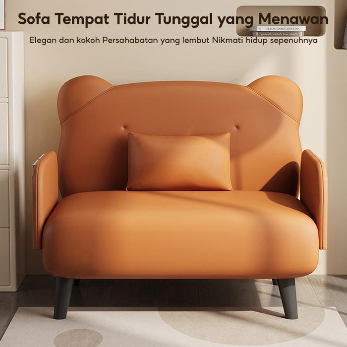 PROMO KUCADI Sofabed Sofa Lipat Multifungsi Tempat Tidur Sofa Lipat Multifungsi Sofa Ganda [ Garansi