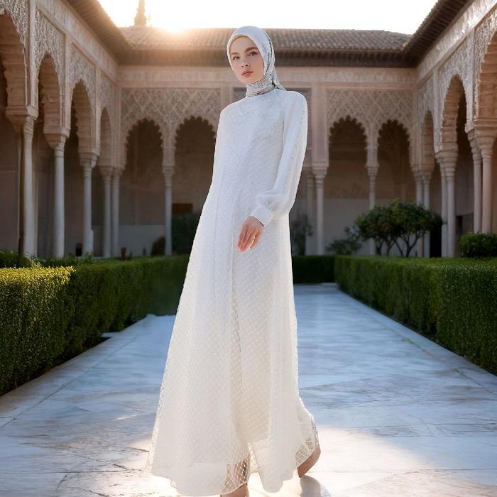 Mandjha Ivoryn Dress Gamis Hari Raya By Ivan Gunawan - Original