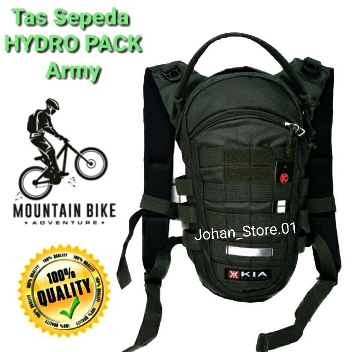 Shimano - Tas Ransel Sepeda Army Hydropack Tas Gowes Tas Punggung Tas Backpack Pria
