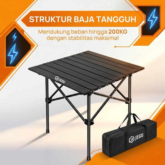 Eiger - Meja Camping Lipat Outdoor Baja Karbon Portable Ukuran Kecil 41X35X38Cm Cocok Untuk Kemping