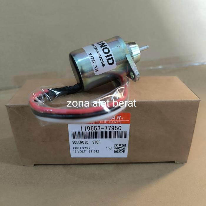 selenoid solenoid Yanmar stop engine 119653-77950 119653 77950